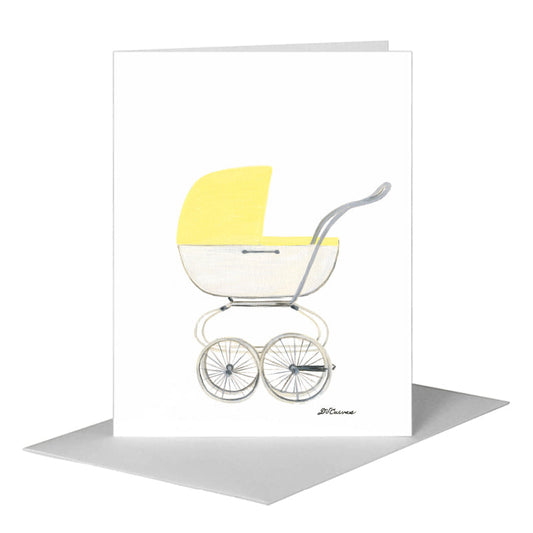 Stroller, Greeting Card (#8431F) A2 Card Front, www.printedcanvas.com