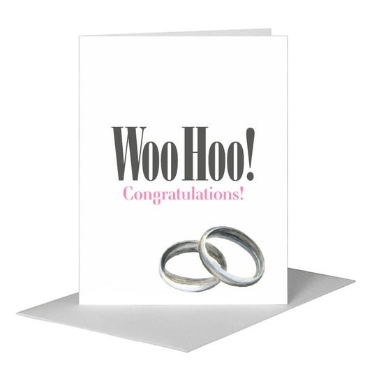 Rings, Greeting Card (#8432A) A2 Card Front, www.printedcanvas.com