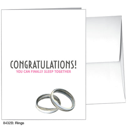 Rings, Greeting Card (8432B), A2, printedcanvas.com
