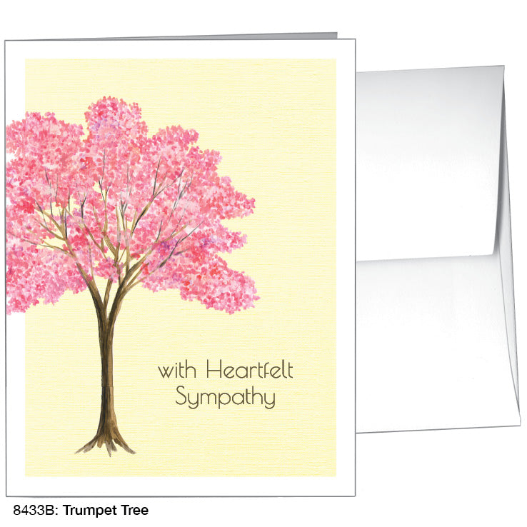 Trumpet Tree, Greeting Card (8433B), A2 Card Front, www.printedcanvas.com