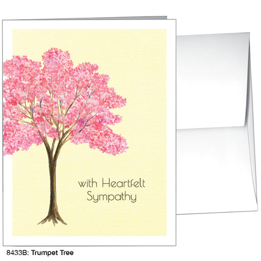 Trumpet Tree, Greeting Card (8433B), A2 Card Front, www.printedcanvas.com
