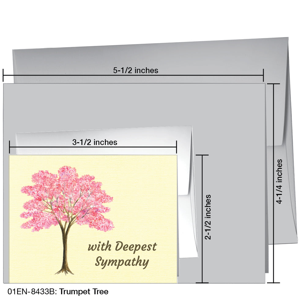 Trumpet Tree, Greeting Card (8433B)