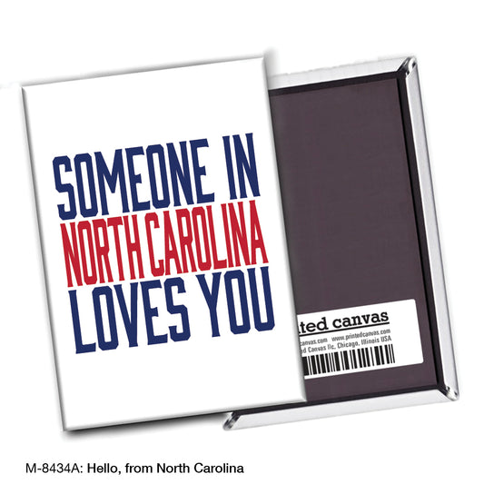 Hello, from North Carolina, Magnet (M-8434A)