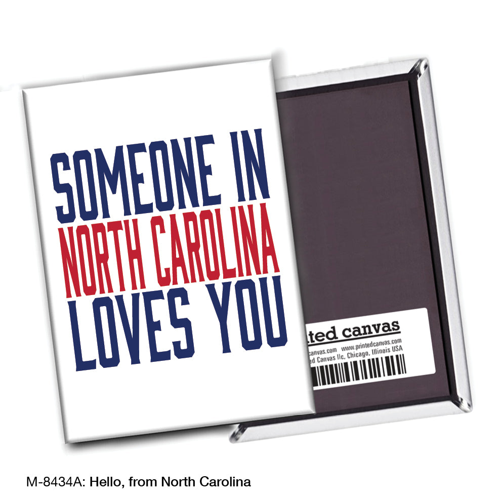 Hello, from North Carolina, Magnet (M-8434A)
