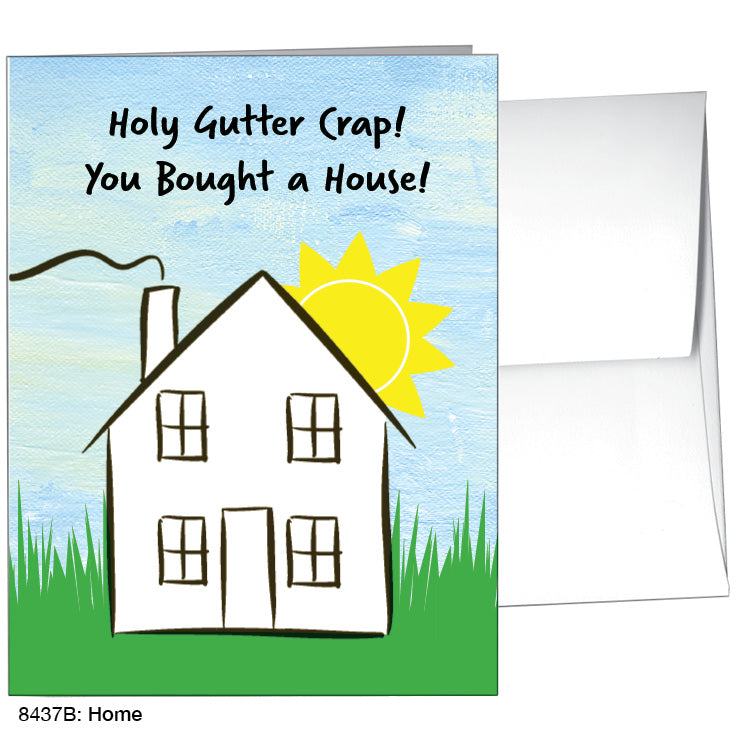 Home, Greeting Card (8437B), Front, www.printedcanvas.com