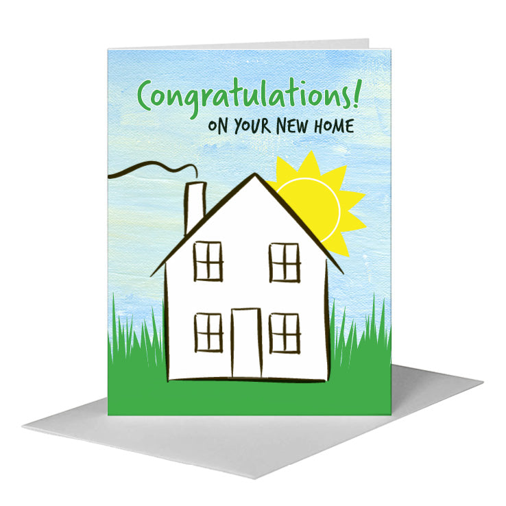 Home, Greeting Card (#8437D) A2 Card Front, www.printedcanvas.com