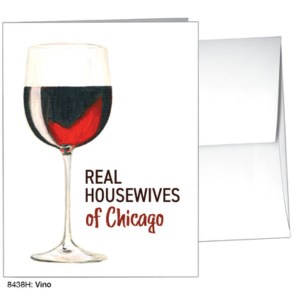 Vino, Greeting Card (#8438H), A2 Card Front, www.printedcanvas.com