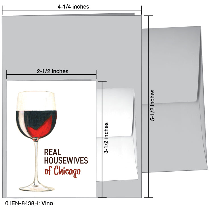 Vino, Greeting Card (#8438H)