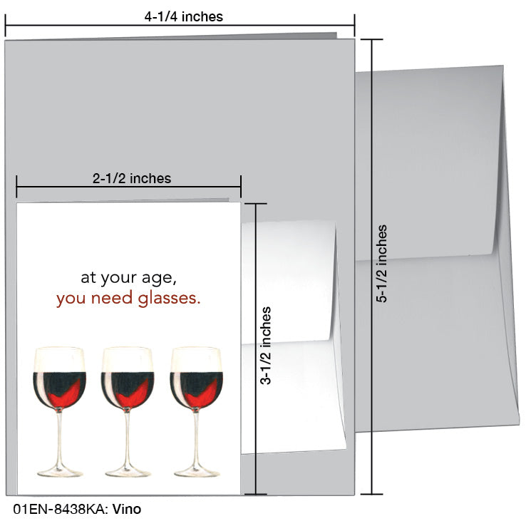 Vino, Greeting Card (#8438KA)