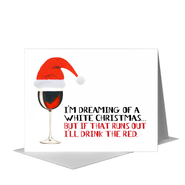 Vino, Greeting Card (#8438P) A2 Card Front, www.printedcanvas.com