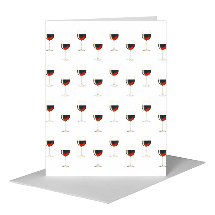 Vino, Greeting Card (#8438T), A2 Card Front, www.printedcanvas.com