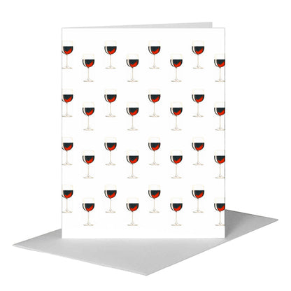 Vino, Greeting Card (#8438T), A2 Card Front, www.printedcanvas.com