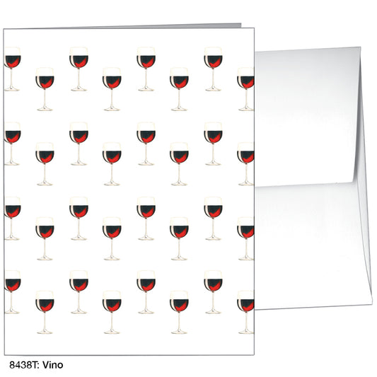 Vino, Greeting Card (#8438T), A2 Card Front, www.printedcanvas.com
