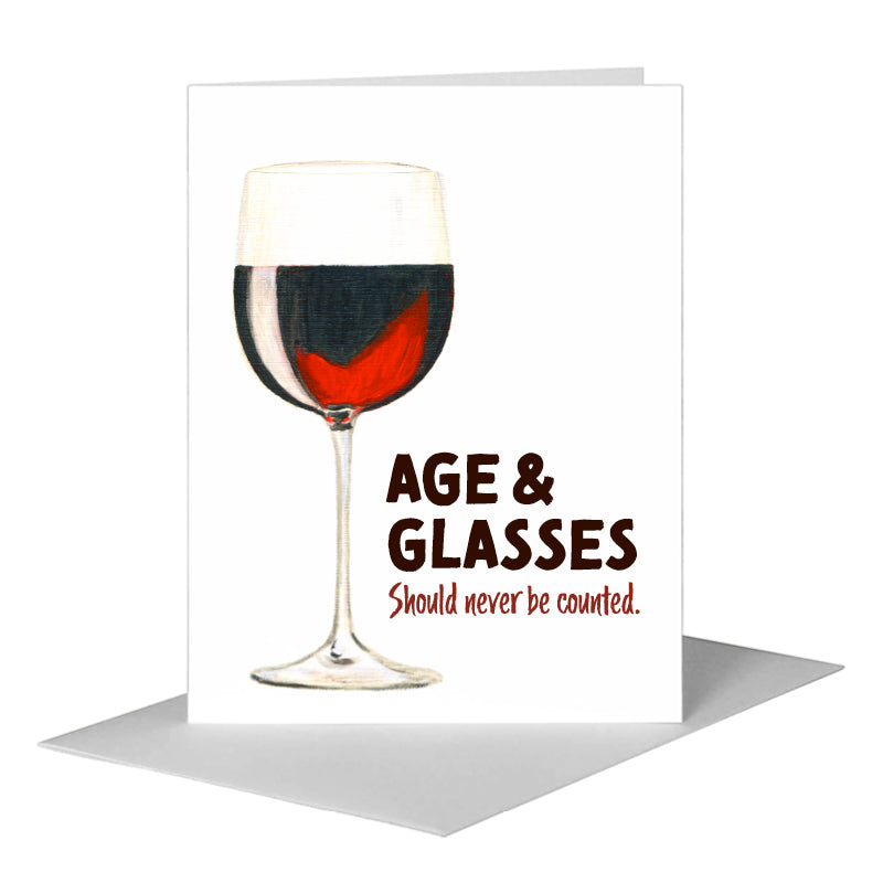 Vino, Greeting Card (#8438X) A2 Card Front, www.printedcanvas.com