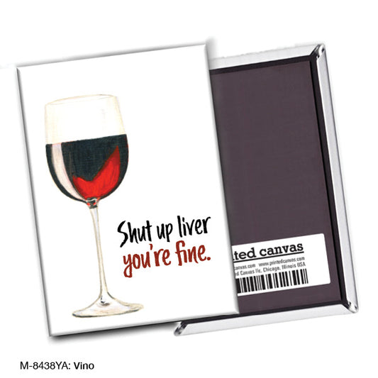 Vino, Magnet (M-8438YA), front, printedcanvas.com