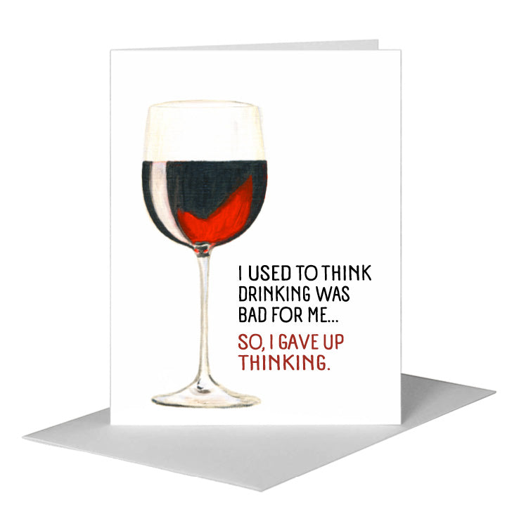Vino, Greeting Card (#8438ZC), A2 Card Front, www.printedcanvas.com
