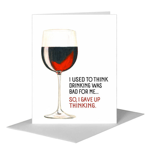 Vino, Greeting Card (#8438ZC) A2 Card Front, www.printedcanvas.com