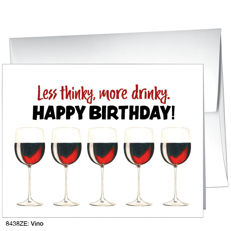 Vino, Greeting Card (8438ZE), A2 Card, www.printedcanvas.com