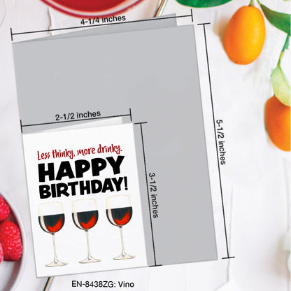 Vino, Greeting Card (#8438ZG), Enclosure, www.printedcanvas.com