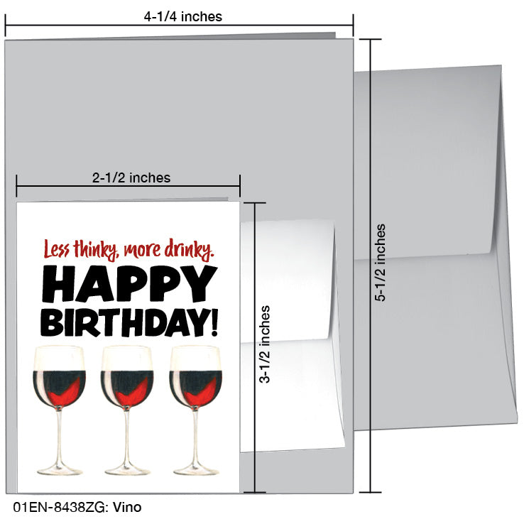 Vino, Greeting Card (#8438ZG)