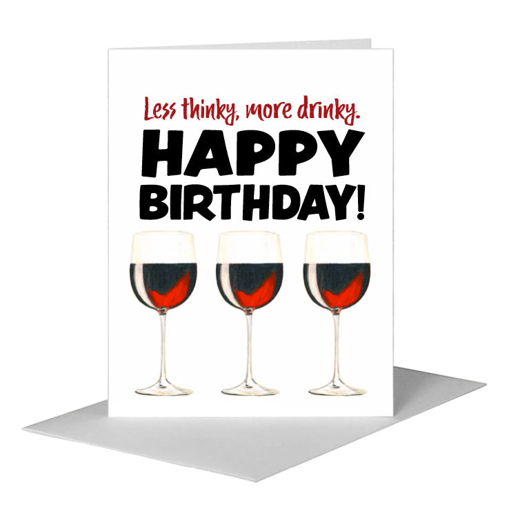 Vino, Greeting Card (#8438ZG) A2 Card Front, www.printedcanvas.com