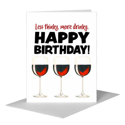 Vino, Greeting Card (#8438ZG) A2 Card Front, www.printedcanvas.com