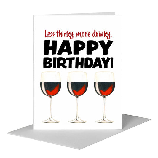 Vino, Greeting Card (#8438ZG) A2 Card Front, www.printedcanvas.com