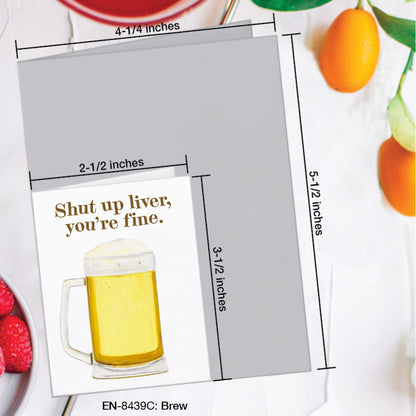 Brew, Greeting Card (#8439C)
