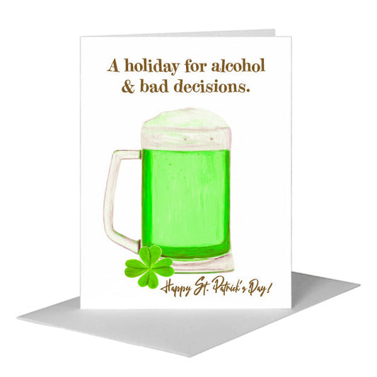 Brew, Greeting Card (#8439CA) A2 Card Front, www.printedcanvas.com