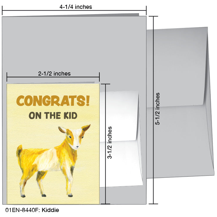 Kiddie, Greeting Card (8440F), Enclosure Card, www.printedcanvas.com