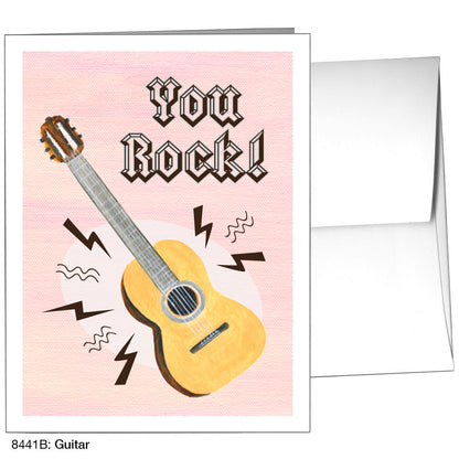 Guitar, Greeting Card (8441B), A2, printedcanvas.com
