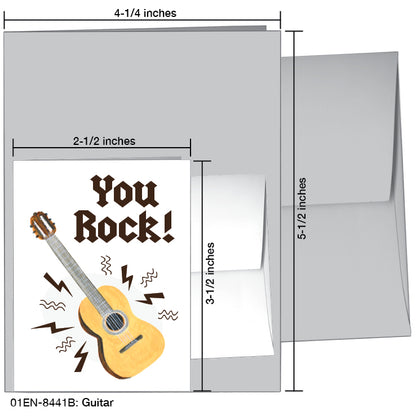 Guitar, Greeting Card (#8441B)