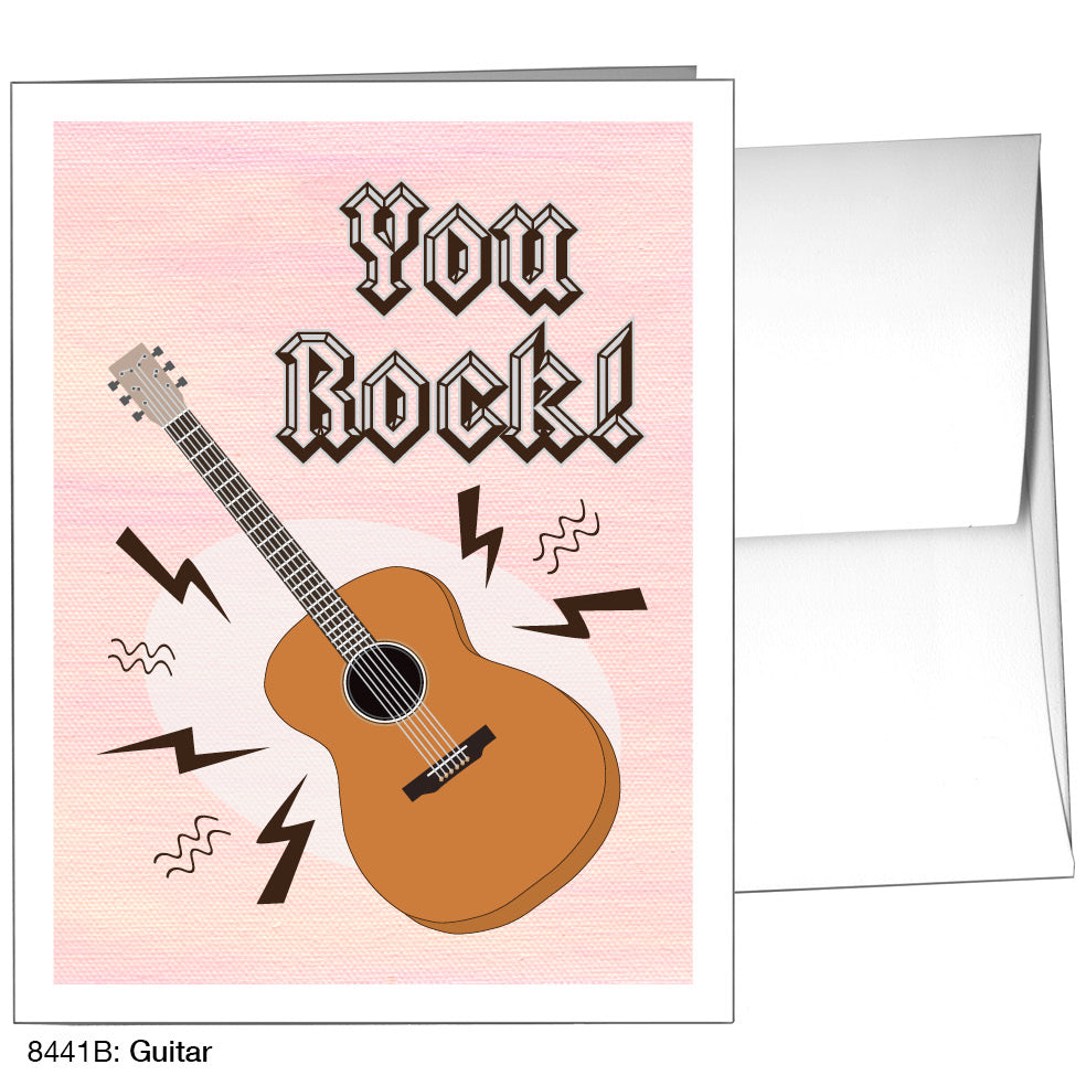 Guitar, Greeting Card (8441B)