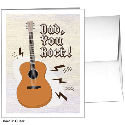 Guitar, Greeting Card (8441D)