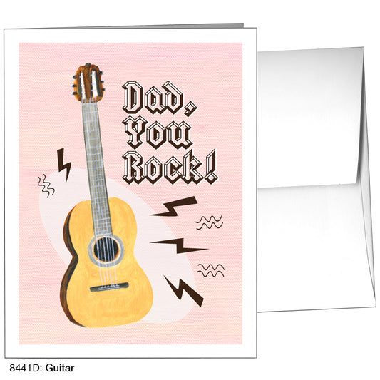 Guitar, Greeting Card (8441D), A2 Card, printedcanvas.com