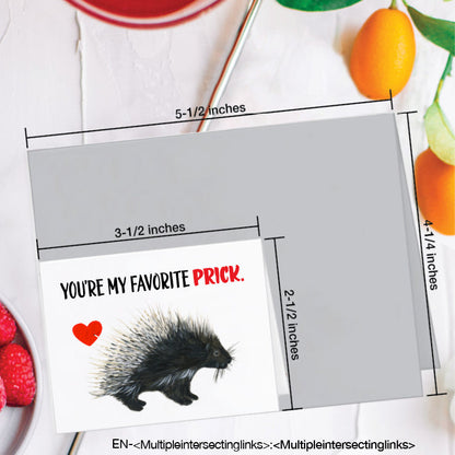 Porcupine, Greeting Card (#8442CA)