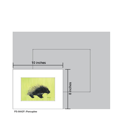 Porcupine, Print (#8442F)