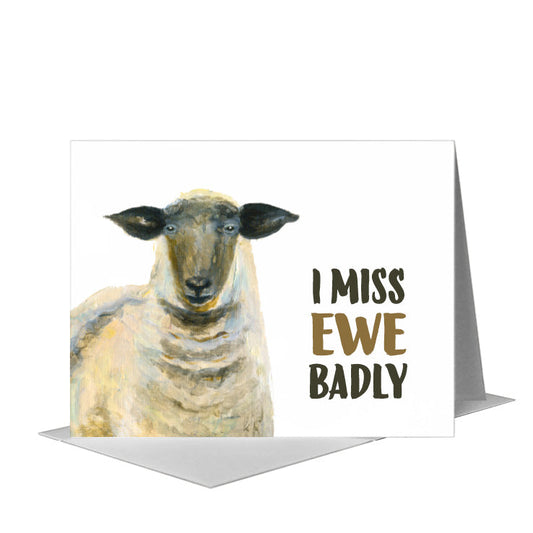Wool, Greeting Card (#8443A) A2 Card Front, www.printedcanvas.com