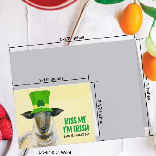 Wool, Greeting Card (8443C), Enclosure, www.printedcanvas.com