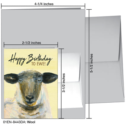 Wool, Greeting Card (8443DA)