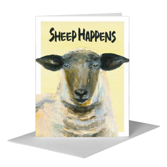 Wool, Greeting Card (#8443GA) A2 Card Front, www.printedcanvas.com