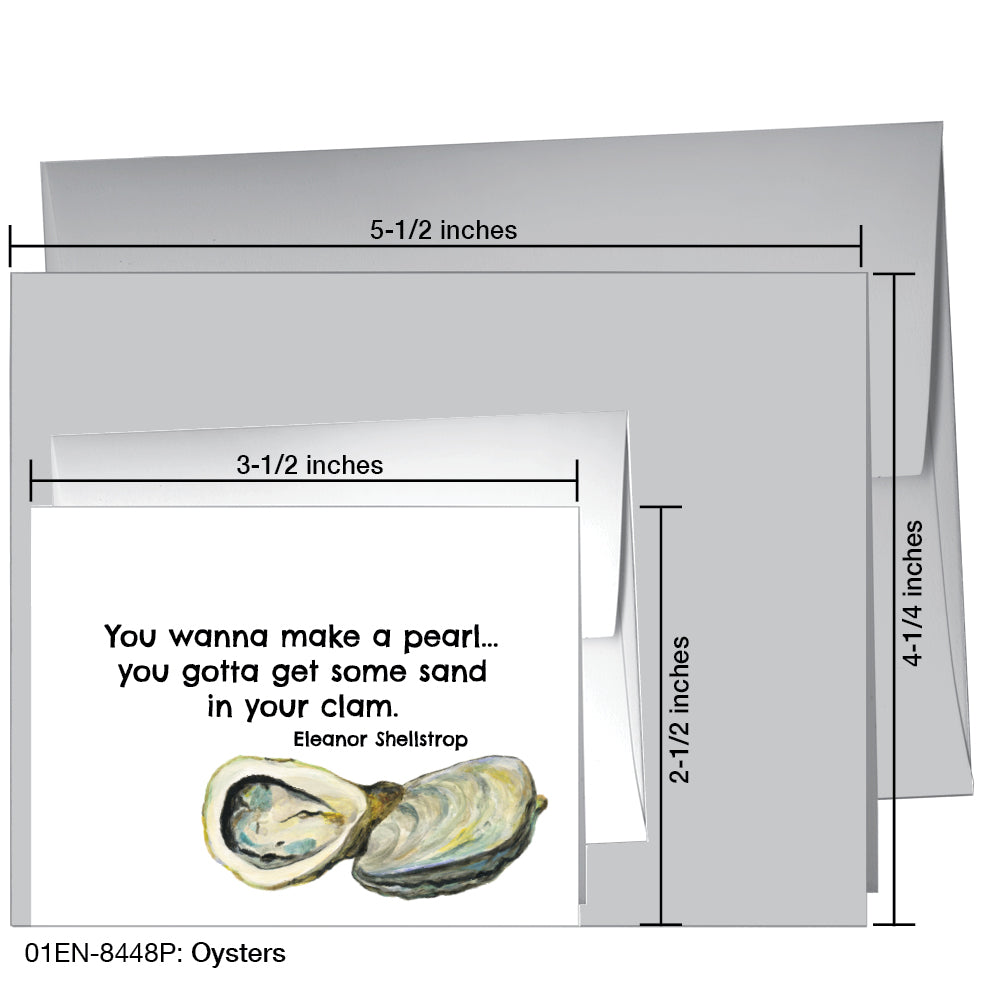 Oysters, Greeting Card (8448P)