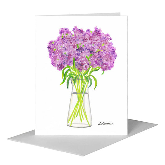 Plum Shades, Greeting Card (#8450A) A2 Card Front, www.printedcanvas.com