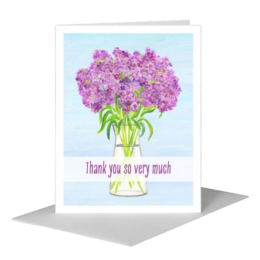 Plum Shades, Greeting Card (#8450C) A2 Card Front, www.printedcanvas.com