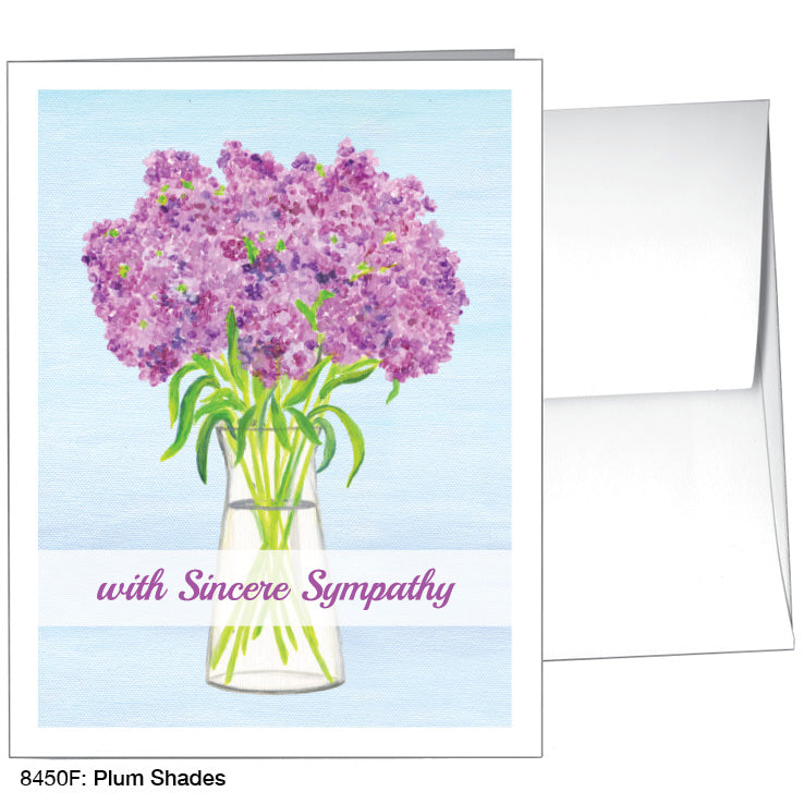 Plum Shades, Greeting Card (8450F), A2, printedcanvas.com