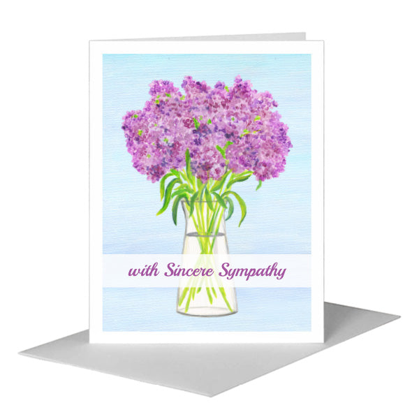 Plum Shades, Greeting Card (#8450F), A2 Card Front, www.printedcanvas.com