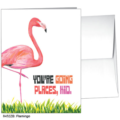 Flamingo, Greeting Card (8452ZB), A2 Card, printedcanvas.com