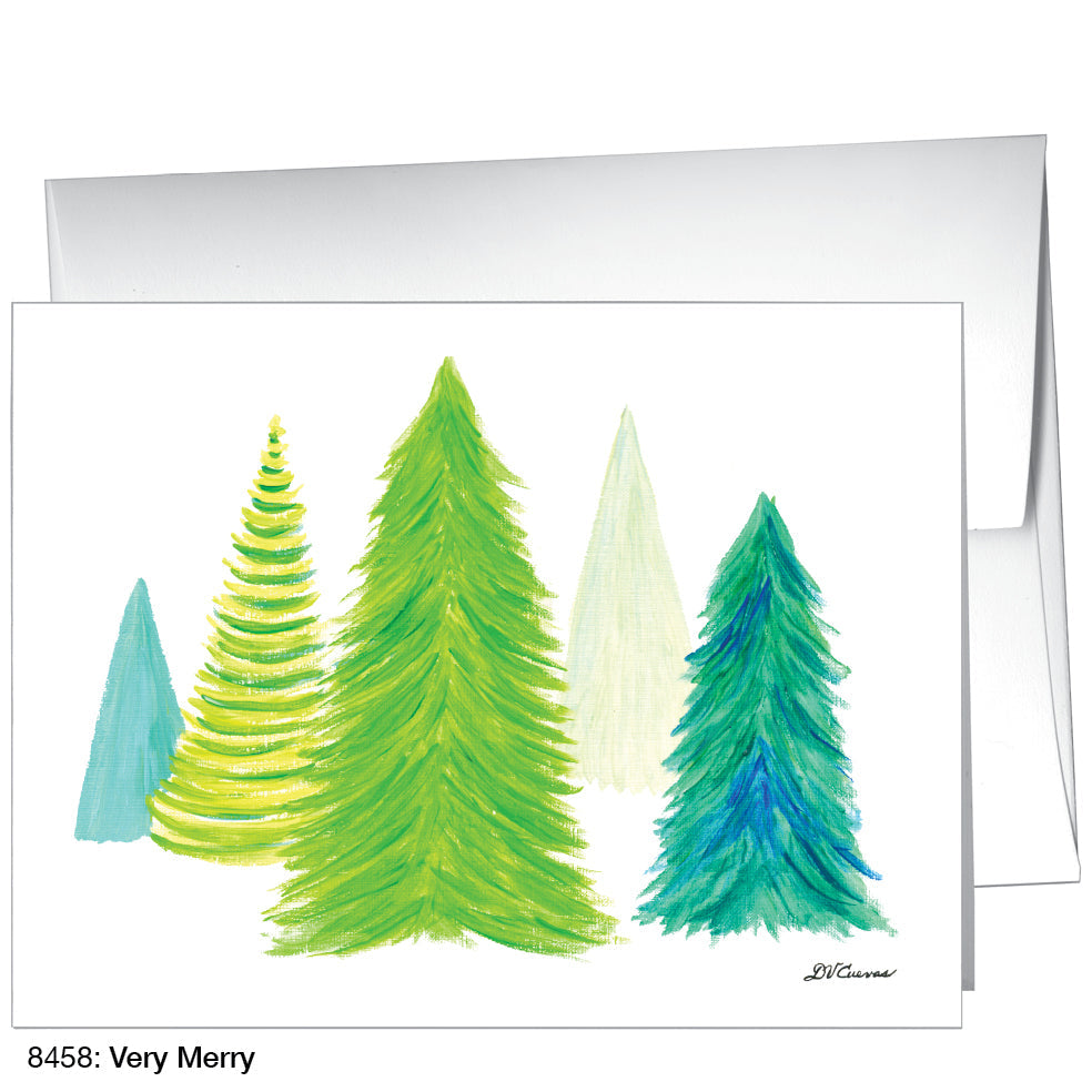 Very Merry, Greeting Card (8458), A2, printedcanvas.com