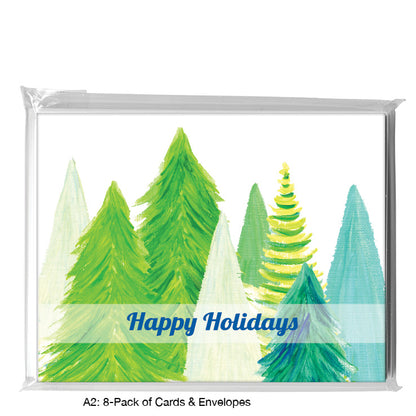 Very Merry, Greeting Card (#8458K), A2 Card 8-Pack, www.printedcanvas.com