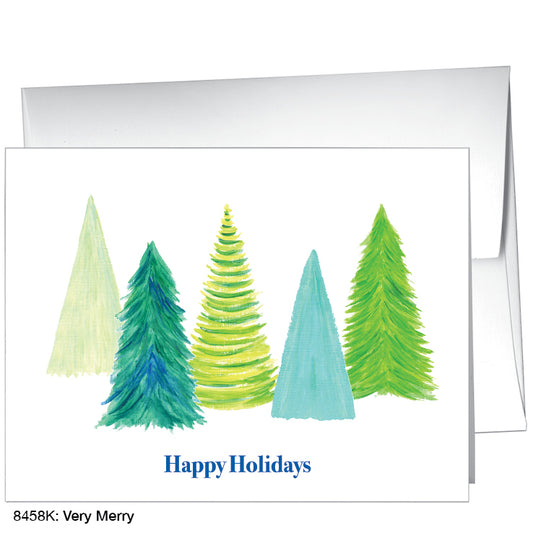 Very Merry, Greeting Card (#8458K), A2 Card, www.printedcanvas.com